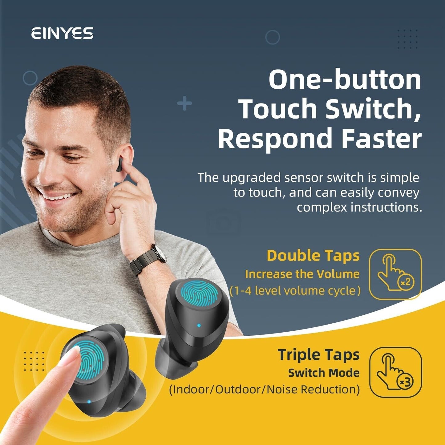 EINYES bluetooth hearing devices saq003