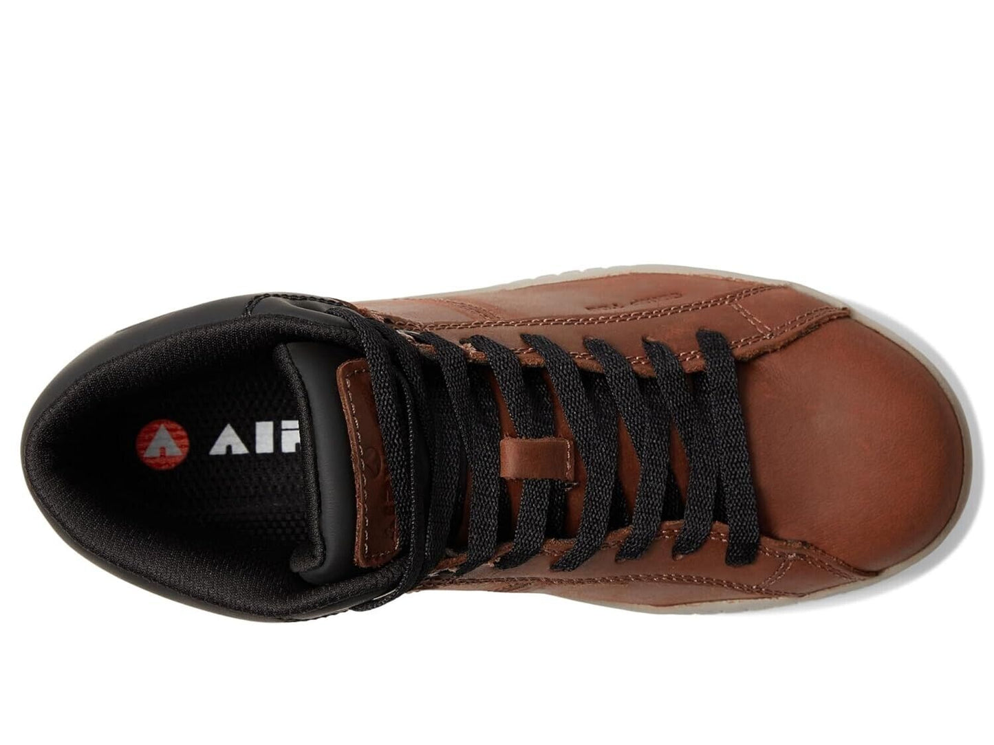 Airwalk Deuce Mid Top ,Toe Women?s Industrial Work Shoes, Brown/Tan, size 7.5