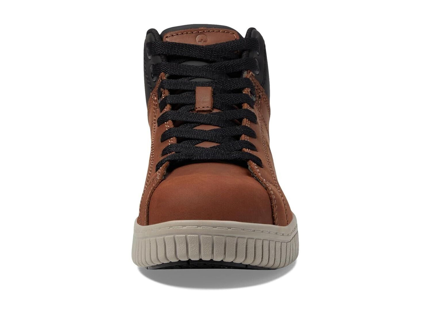 Airwalk Deuce Mid Top ,Toe Women?s Industrial Work Shoes, Brown/Tan, size 7.5