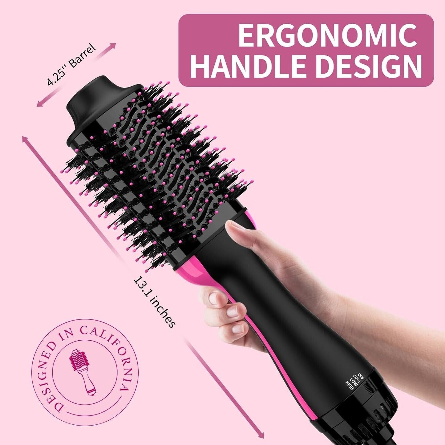 Hair Dryer Brush Blow Dryer Brush in One, Upgraded 4 in 1 Hair Dryer and Styler